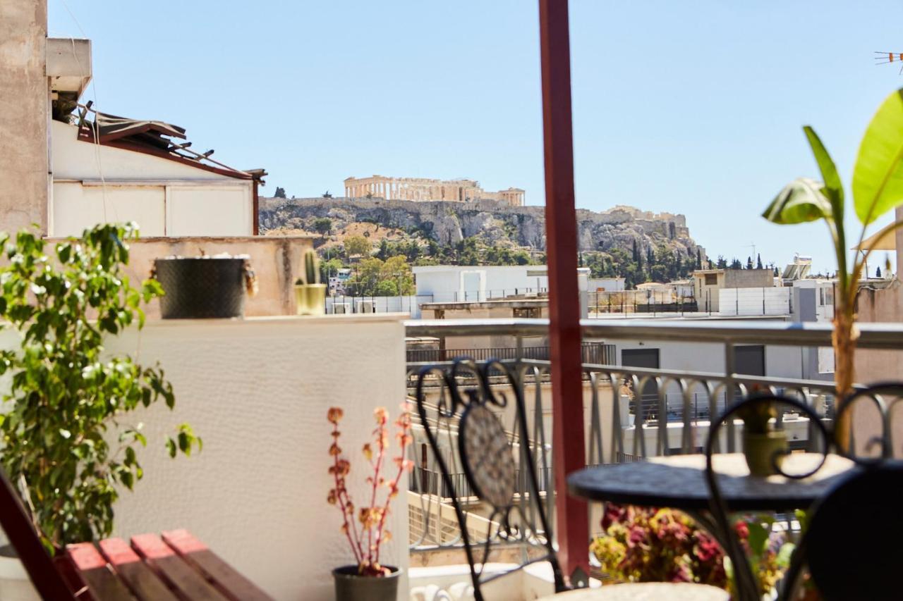 Mosaics Athens Central Studio With Acropolis View ภายนอก รูปภาพ